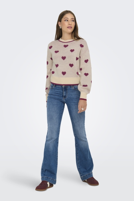 Jacqueline de Yong jdyromance l/s jacq. pullover knt n